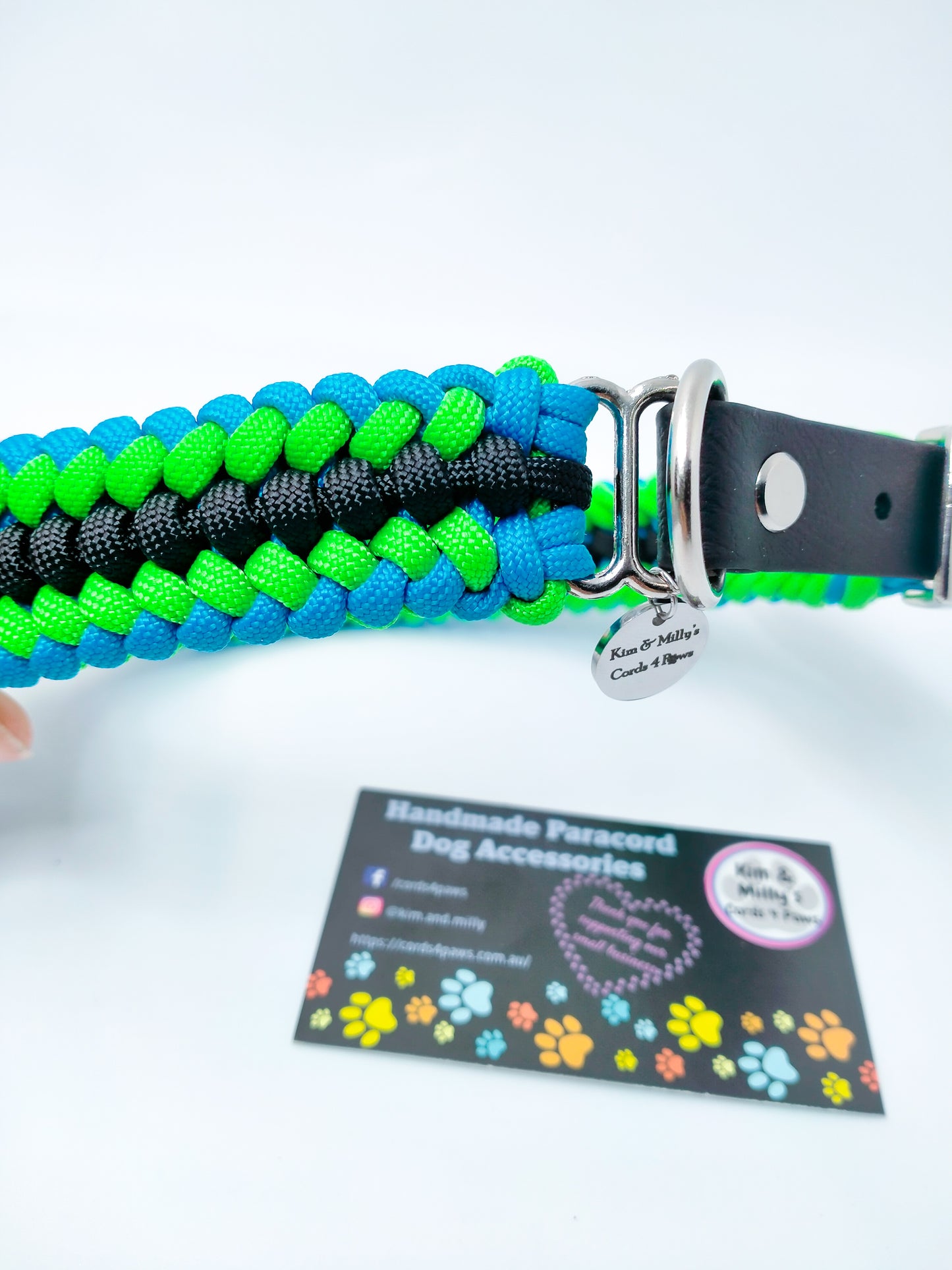 Dog Collar - "Sanctified " cords4paws Paracord Handmade Dog Accessories Customizable Made in Germany Shipping worldwide