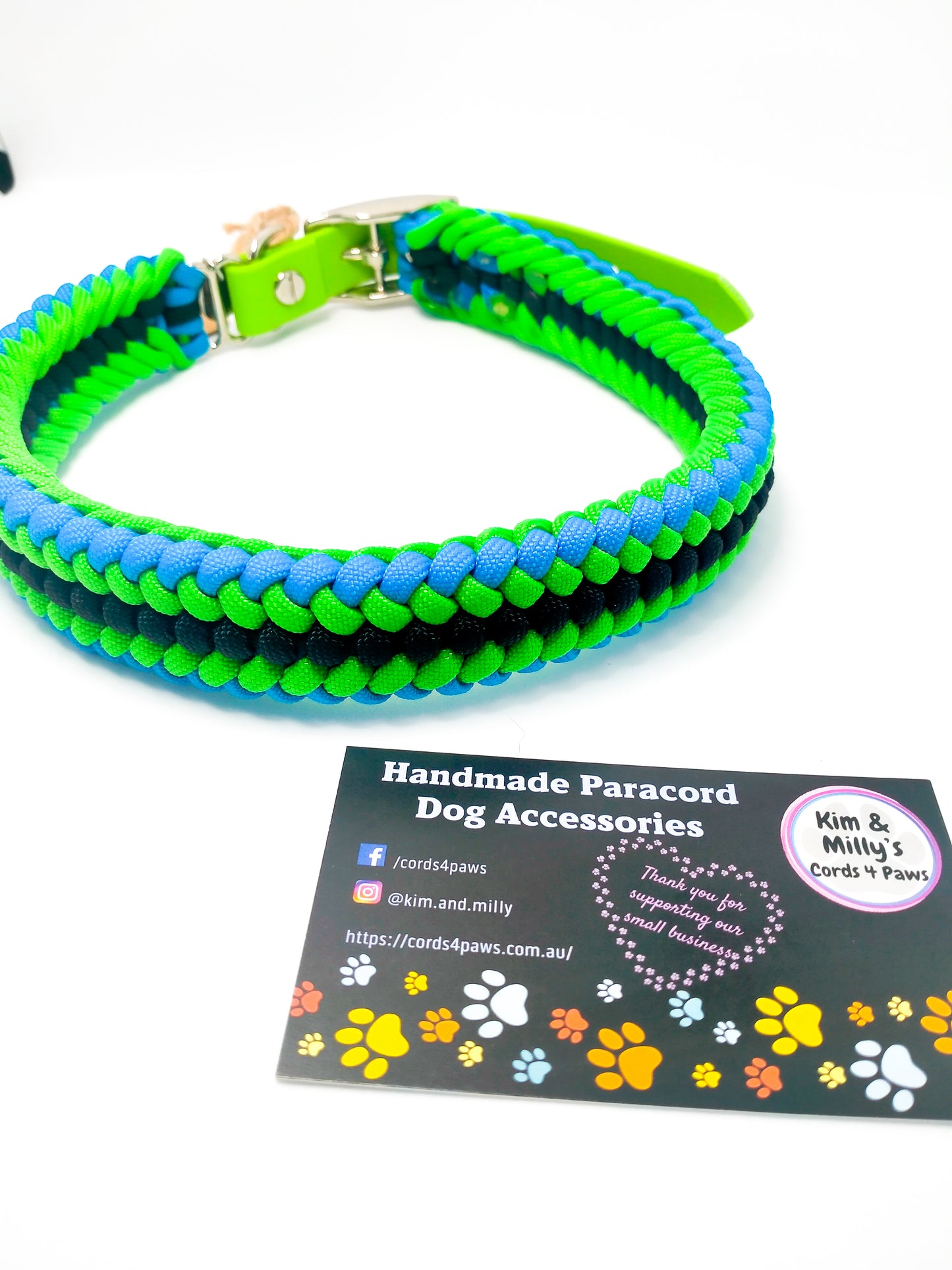 Dog Collar - "Sanctified " cords4paws Paracord Handmade Dog Accessories Customizable Made in Germany Shipping worldwide