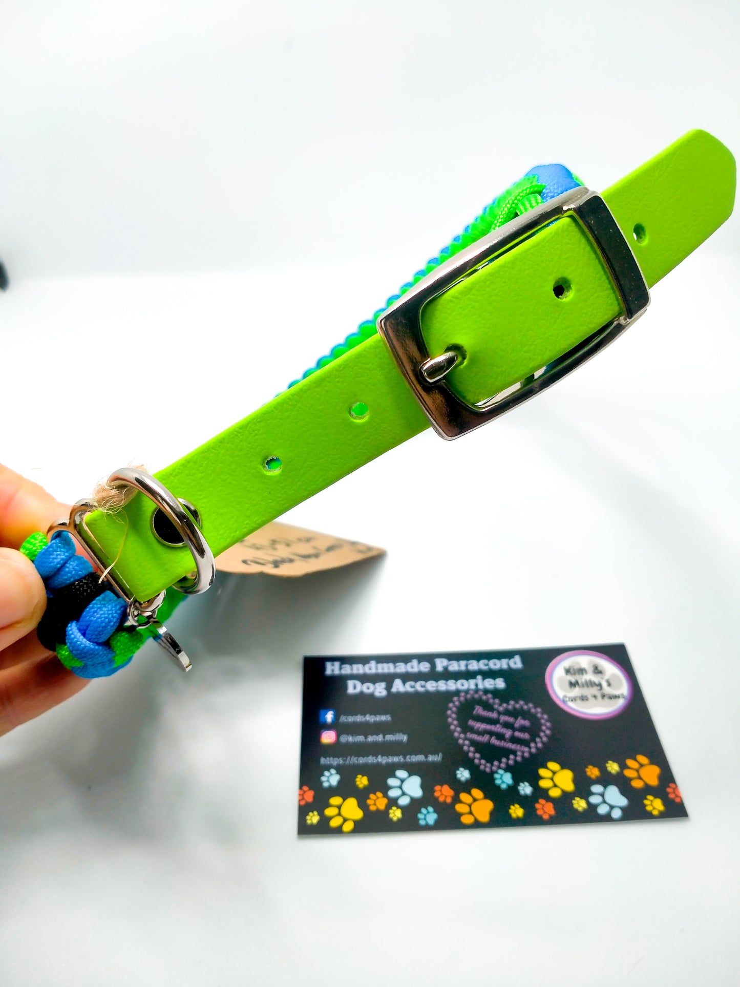 Dog Collar - "Sanctified " cords4paws Paracord Handmade Dog Accessories Customizable Made in Germany Shipping worldwide