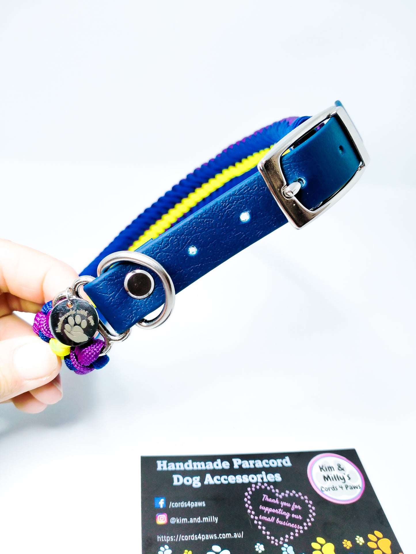 Dog Collar - "Sanctified " cords4paws Paracord Handmade Dog Accessories Customizable Made in Germany Shipping worldwide