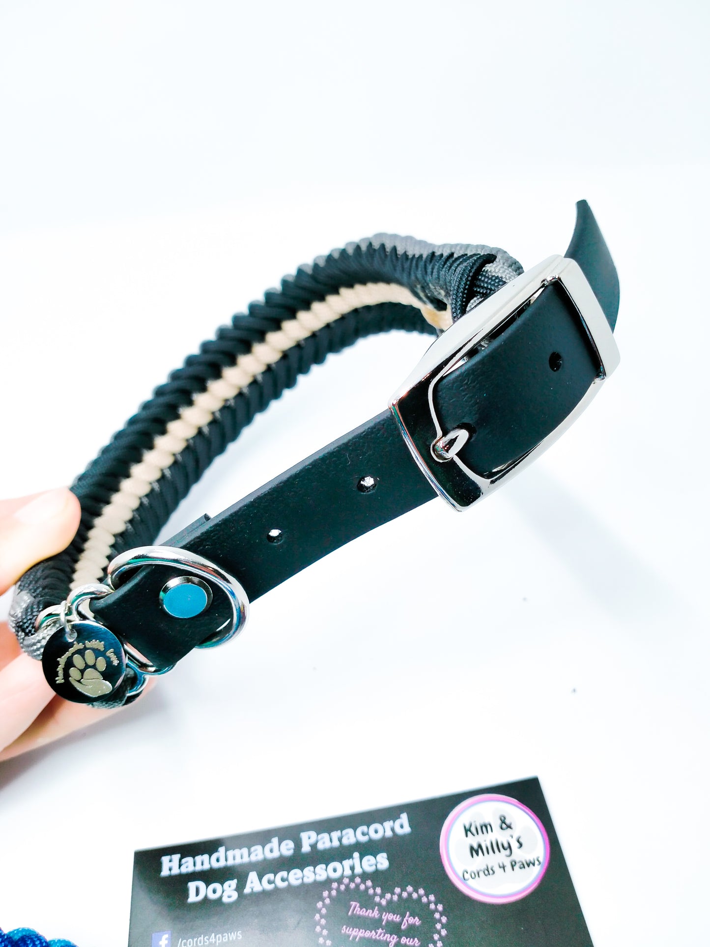 Dog Collar - "Sanctified " cords4paws Paracord Handmade Dog Accessories Customizable Made in Germany Shipping worldwide