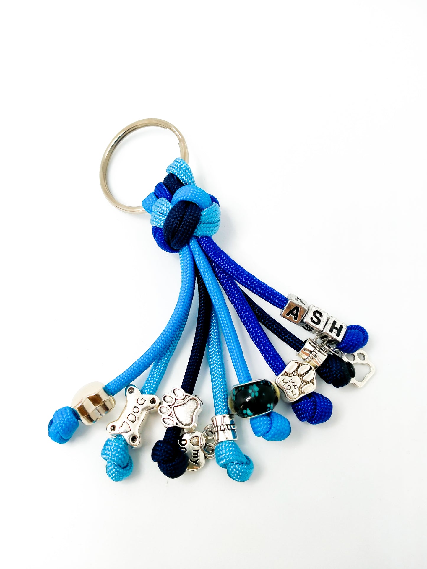 Key Chain - "Diamond" cords4paws Paracord Handmade Dog Accessories Customizable Made in Germany Shipping worldwide