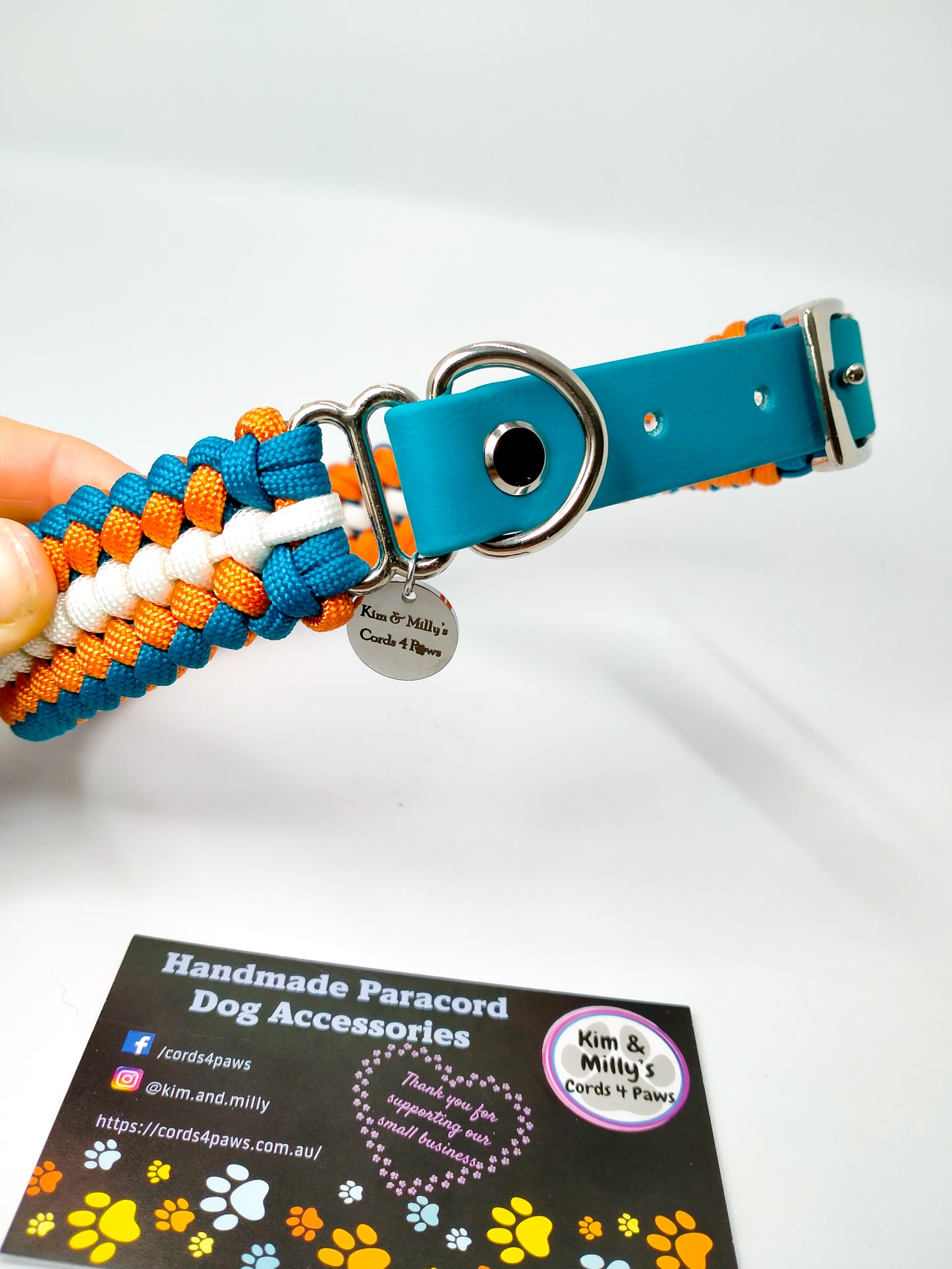Dog Collar - "Sanctified " cords4paws Paracord Handmade Dog Accessories Customizable Made in Germany Shipping worldwide