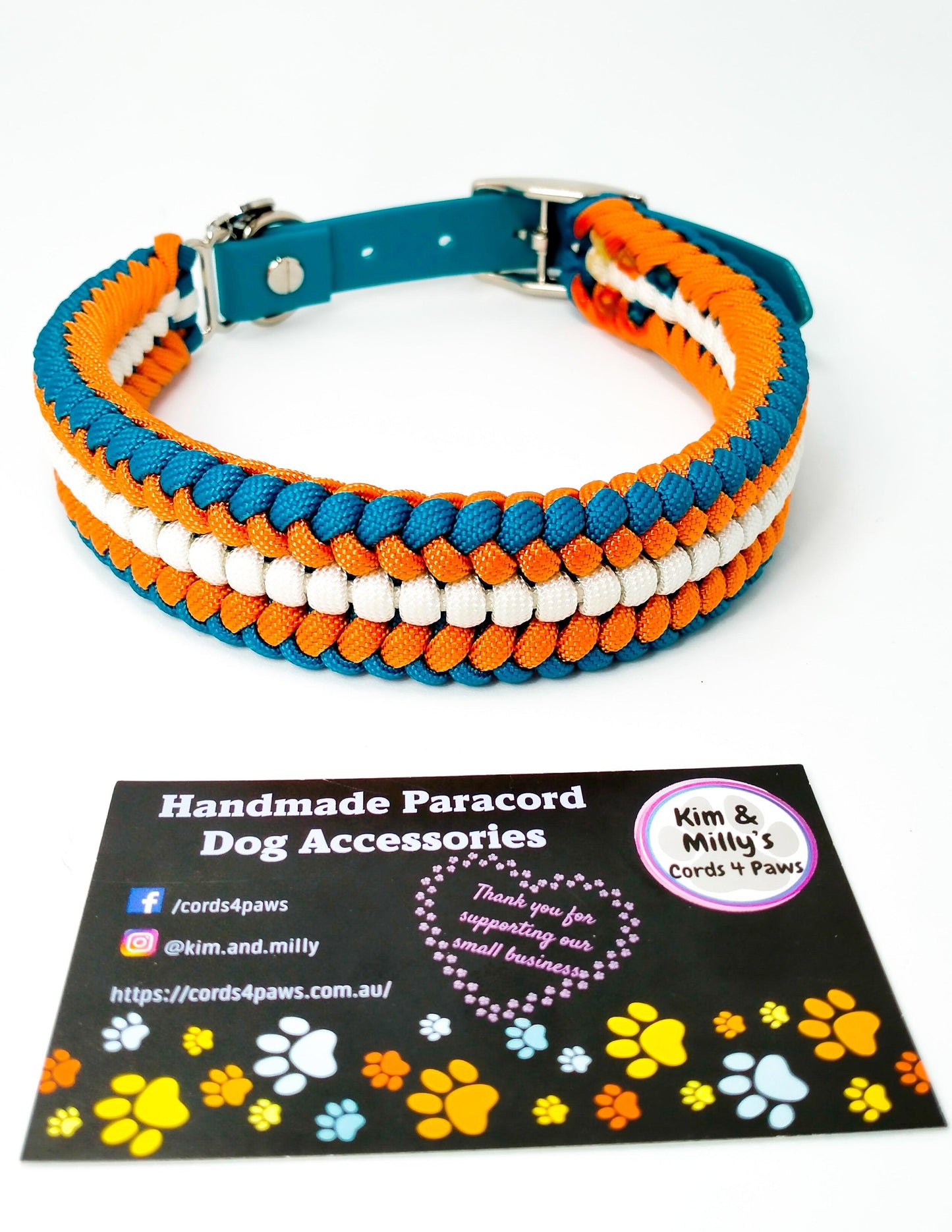 Dog Collar - "Sanctified " cords4paws Paracord Handmade Dog Accessories Customizable Made in Germany Shipping worldwide