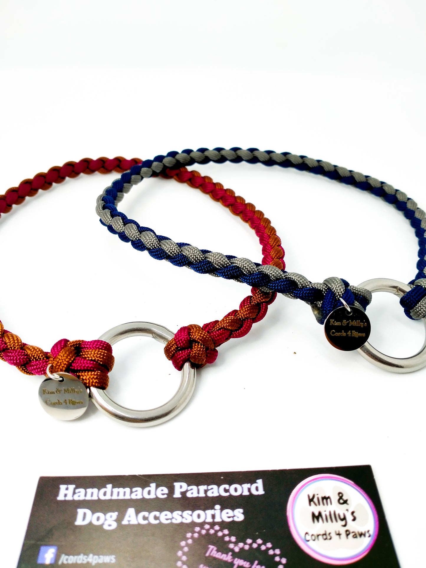 ID Collar / House Collar Kim & Milly's Cords 4 Paws Paracord Handmade Dog Accessories Customizable Made in Germany Shipping worldwide