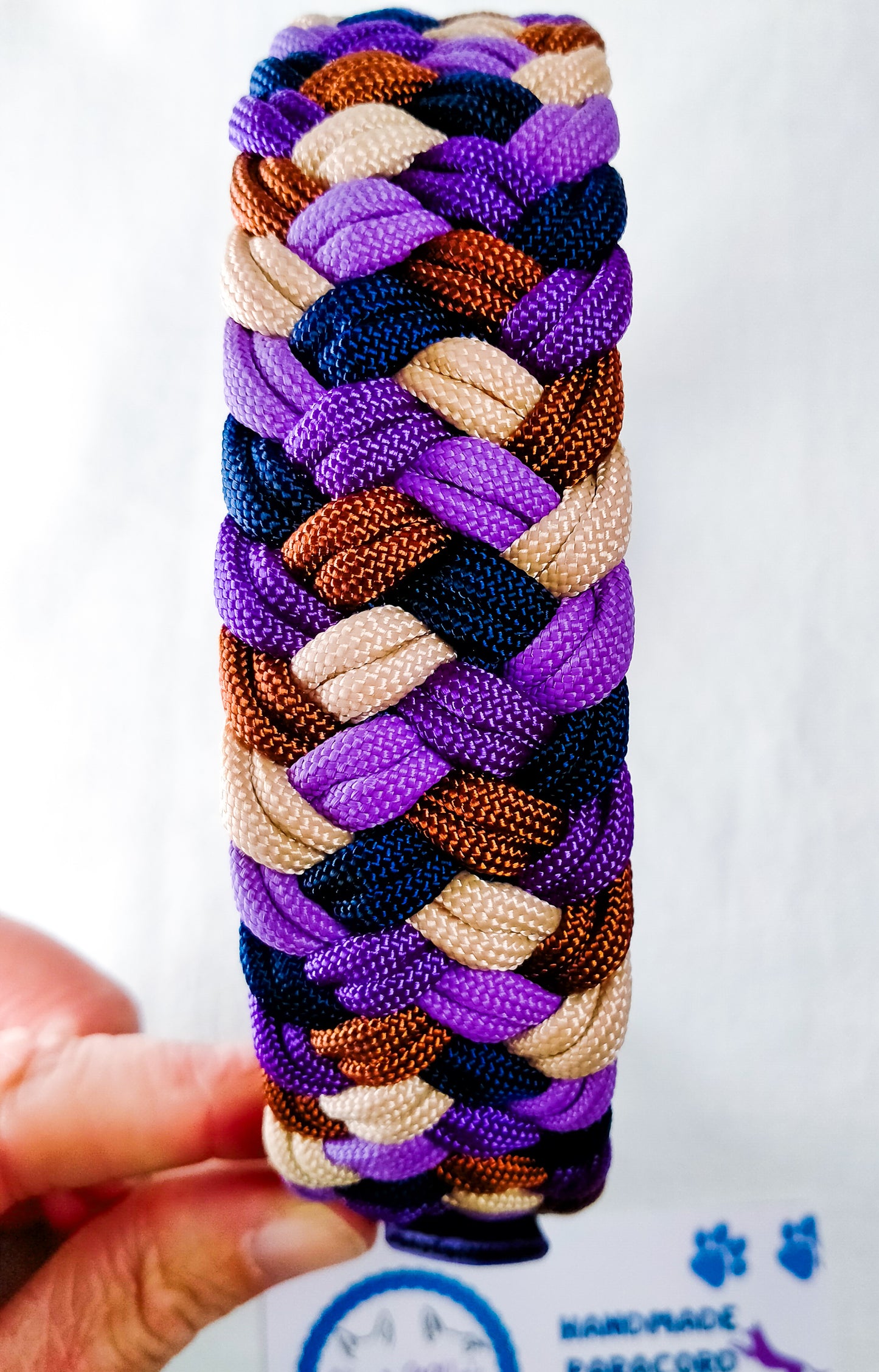 Pre-Made: Milly's Rainbow Collar, 32-41cm Kim & Milly's Cords 4 Paws Paracord Handmade Dog Accessories Customizable Made in Germany Shipping worldwide