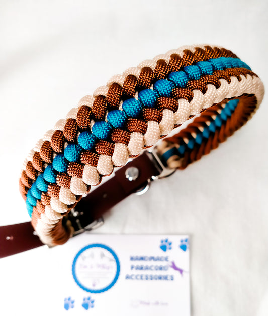 Pre-Made: Sanctified Collar, 34 - 43cm Kim & Milly's Cords 4 Paws Paracord Handmade Dog Accessories Customizable Made in Germany Shipping worldwide