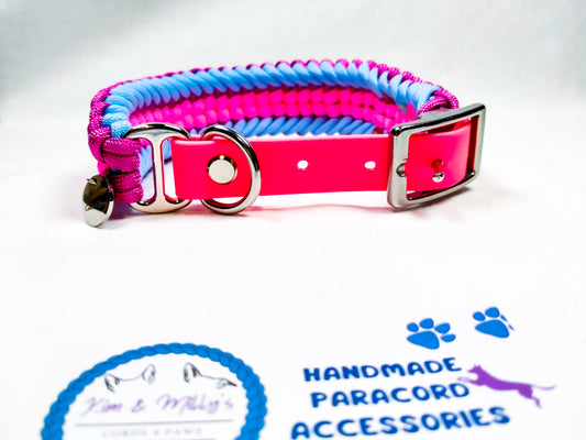 Pre-Made: Endless Falls Collar, 27 - 36cm Kim & Milly's Cords 4 Paws Paracord Handmade Dog Accessories Customizable Made in Germany Shipping worldwide