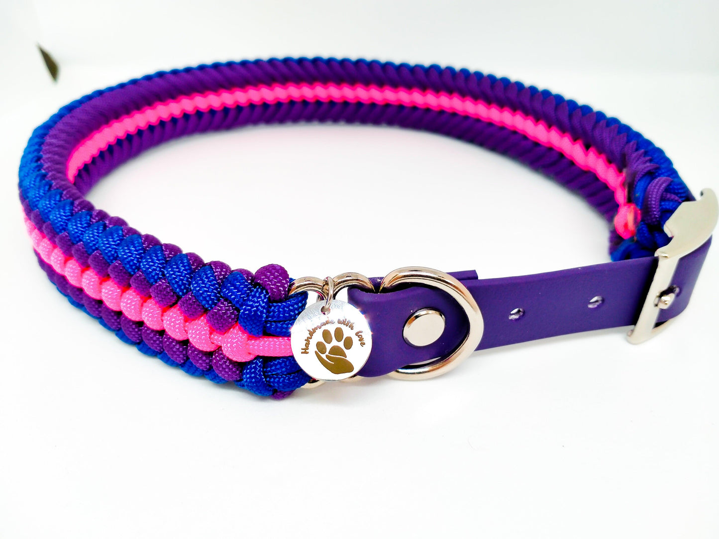 Dog Collar - "Sanctified " cords4paws Paracord Handmade Dog Accessories Customizable Made in Germany Shipping worldwide
