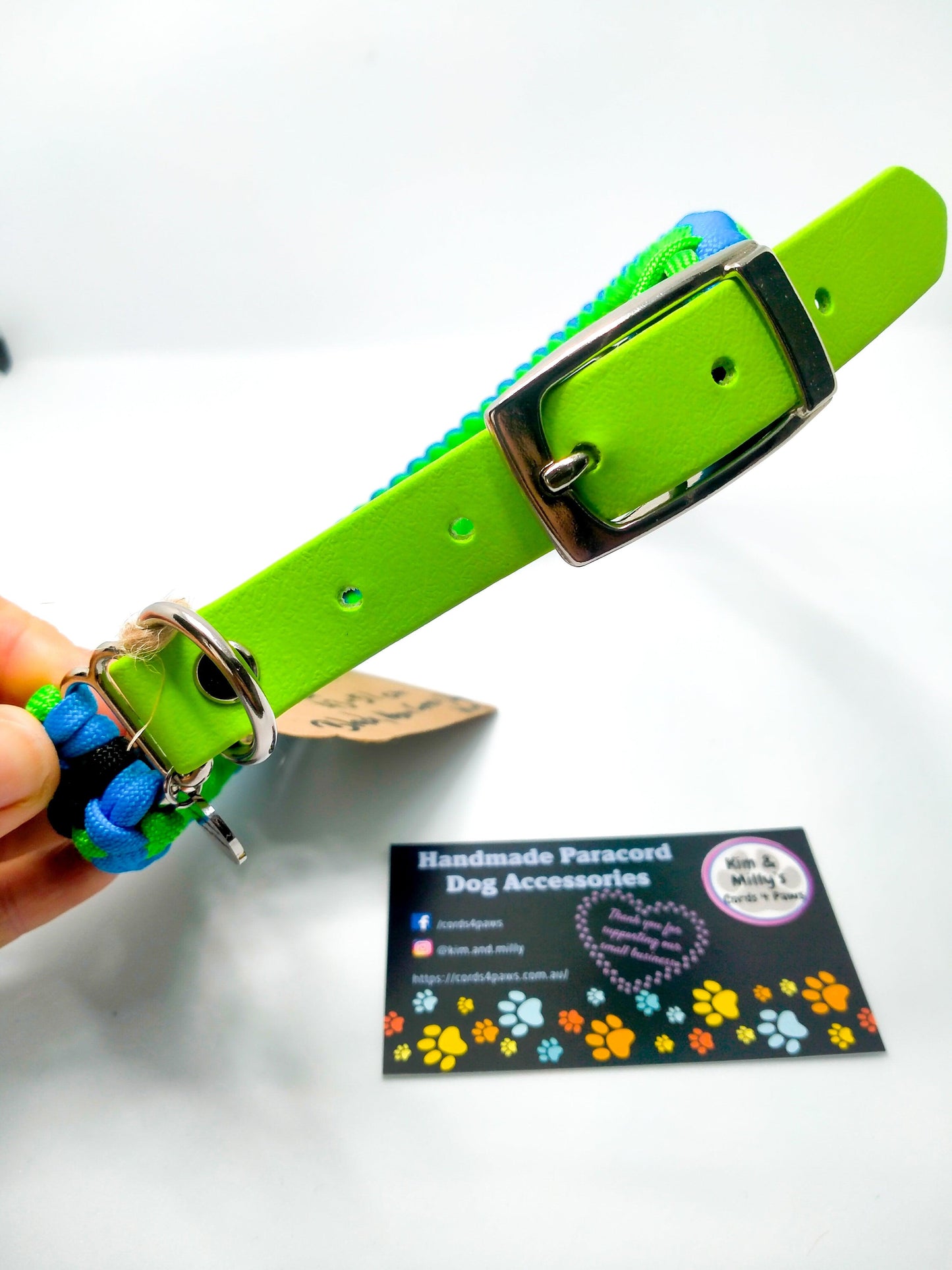 Dog Collar - "Sanctified " cords4paws Paracord Handmade Dog Accessories Customizable Made in Germany Shipping worldwide