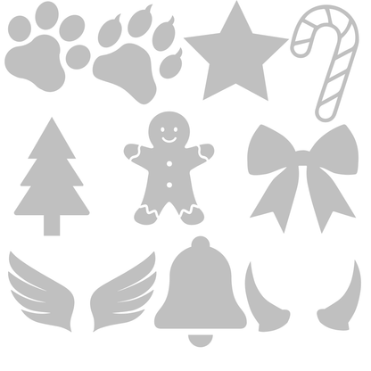 Christmas Baubles Dog  & Cat - Custom Text