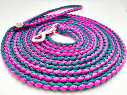 Dog Lead - 4 Strand Round Braid cords4paws Paracord Handmade Dog Accessories Customizable Made in Germany Shipping worldwide