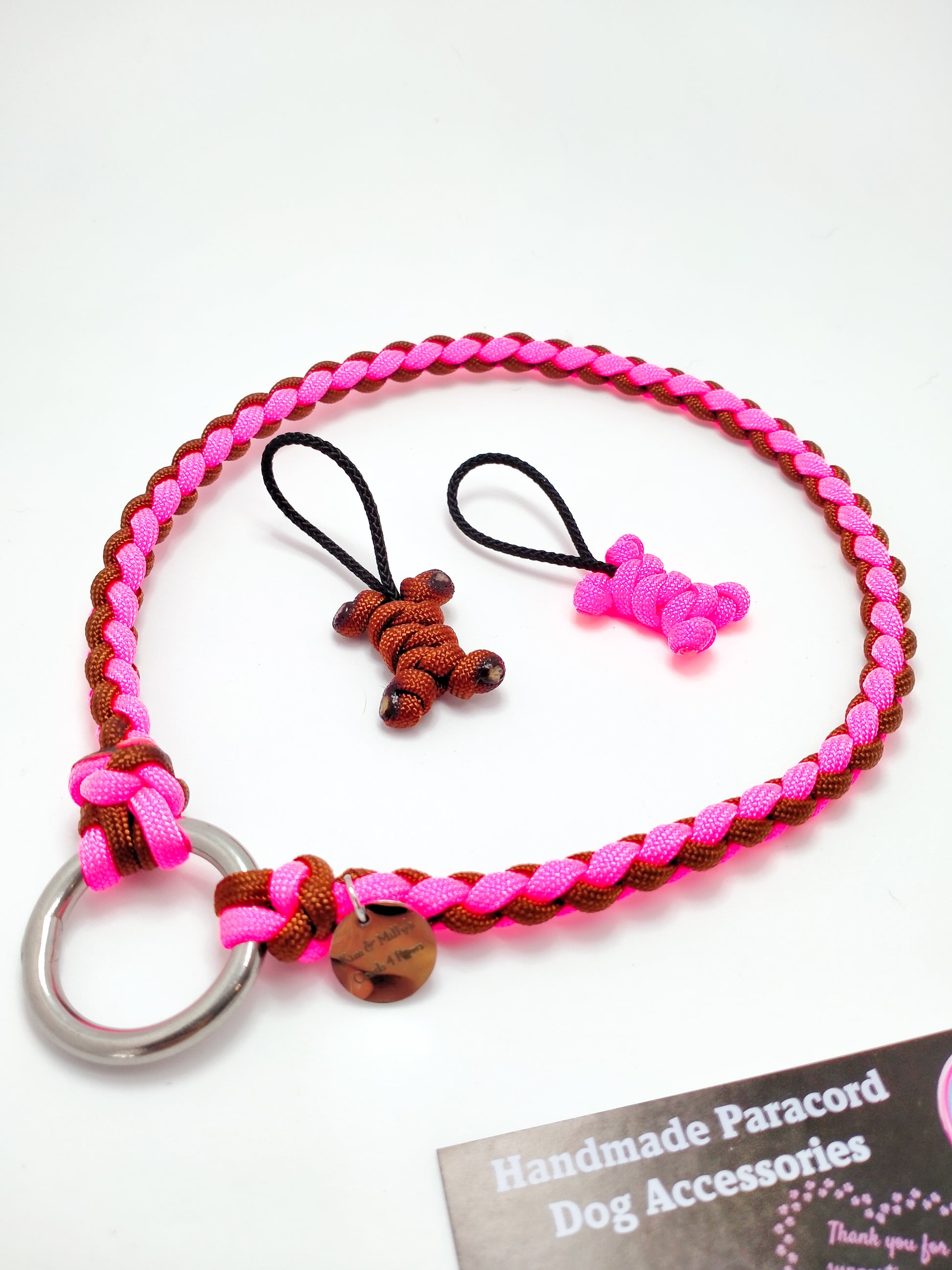 ID Collar / House Collar Kim & Milly's Cords 4 Paws Paracord Handmade Dog Accessories Customizable Made in Germany Shipping worldwide