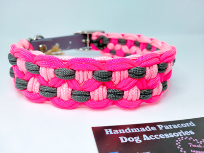 Dog Collar - Sadie's Posie Kim & Milly's Cords 4 Paws Paracord Handmade Dog Accessories Customizable Made in Germany Shipping worldwide