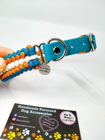 Dog Collar - "Sanctified " cords4paws Paracord Handmade Dog Accessories Customizable Made in Germany Shipping worldwide