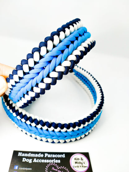 Dog Collar - "Endless Falls" cords4paws Paracord Handmade Dog Accessories Customizable Made in Germany Shipping worldwide