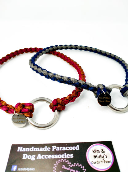 ID Collar / House Collar Kim & Milly's Cords 4 Paws Paracord Handmade Dog Accessories Customizable Made in Germany Shipping worldwide