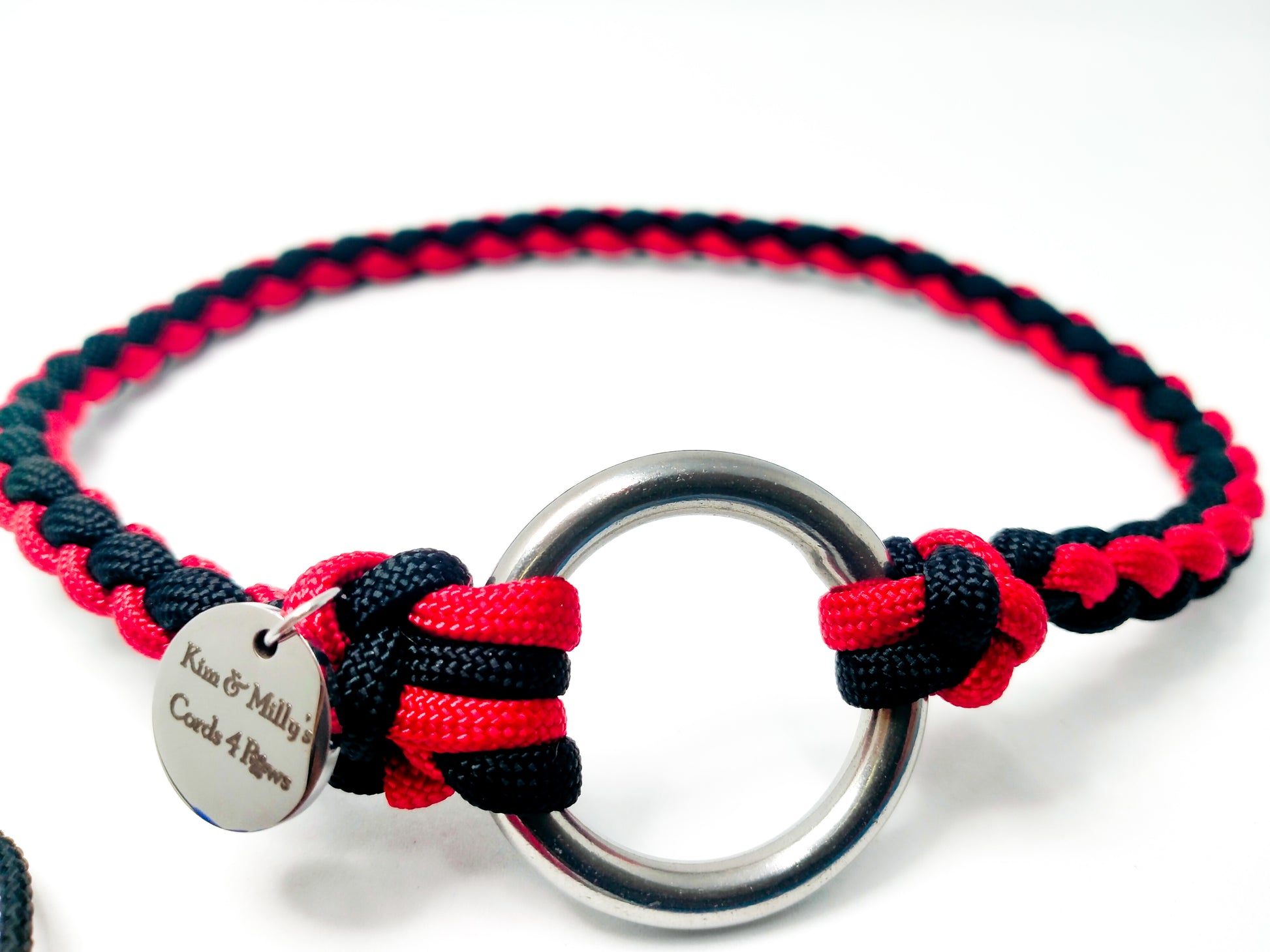 ID Collar / House Collar Kim & Milly's Cords 4 Paws Paracord Handmade Dog Accessories Customizable Made in Germany Shipping worldwide