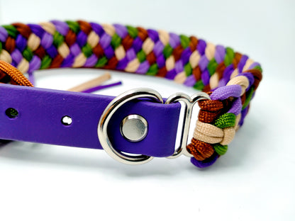 Dog Collar - Milly's Rainbow cords4paws Paracord Handmade Dog Accessories Customizable Made in Germany Shipping worldwide