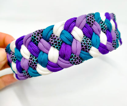Dog Collar - Milly's Rainbow cords4paws Paracord Handmade Dog Accessories Customizable Made in Germany Shipping worldwide