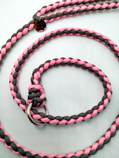 Groomer's Slip Lead - 4 Strand Round Braid cords4paws Paracord Handmade Dog Accessories Customizable Made in Germany Shipping worldwide