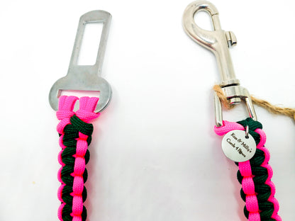 Pet Seat Belt - "Cobra" cords4paws Paracord Handmade Dog Accessories Customizable Made in Germany Shipping worldwide