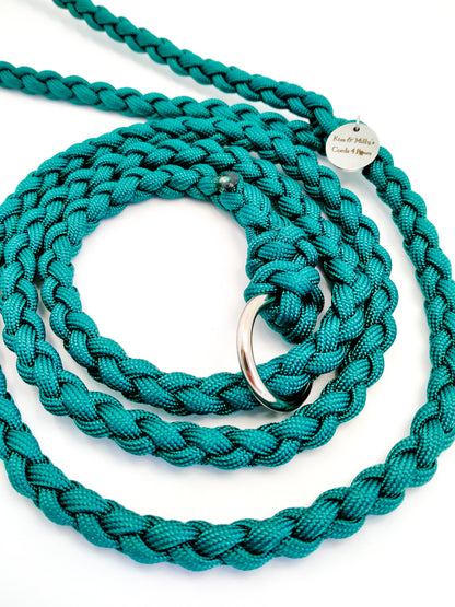 Groomer's Slip Lead - 4 Strand Round Braid cords4paws Paracord Handmade Dog Accessories Customizable Made in Germany Shipping worldwide