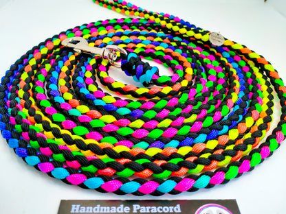 Dog Lead - 4 Strand Round Braid cords4paws Paracord Handmade Dog Accessories Customizable Made in Germany Shipping worldwide