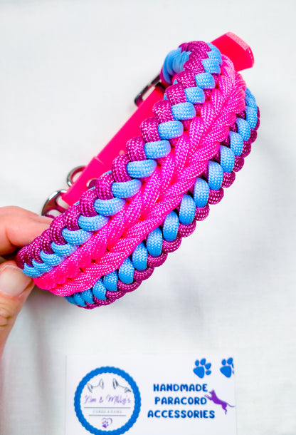 Pre-Made: Endless Falls Collar, 27 - 36cm Kim & Milly's Cords 4 Paws Paracord Handmade Dog Accessories Customizable Made in Germany Shipping worldwide
