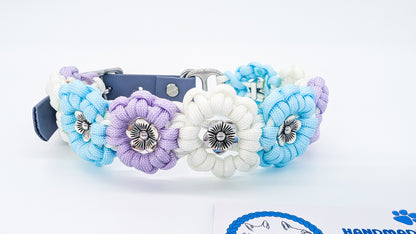 DELUXE EDITION: Kimmy's Blooms Collar Kim & Milly's Cords 4 Paws Paracord Handmade Dog Accessories Customizable Made in Germany Shipping worldwide