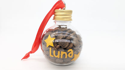 Christmas Baubles Dog  & Cat - Custom Text