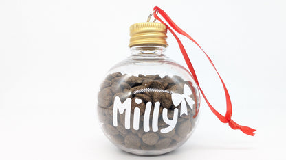Christmas Baubles Dog  & Cat - Custom Text