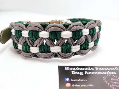 Dog Collar - Sadie's Posie Kim & Milly's Cords 4 Paws Paracord Handmade Dog Accessories Customizable Made in Germany Shipping worldwide