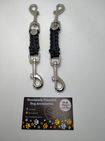 Universal Strap, Restraint, Houdini Safety Strap Kim & Milly's Cords 4 Paws Paracord Handmade Dog Accessories Customizable Made in Germany Shipping worldwide