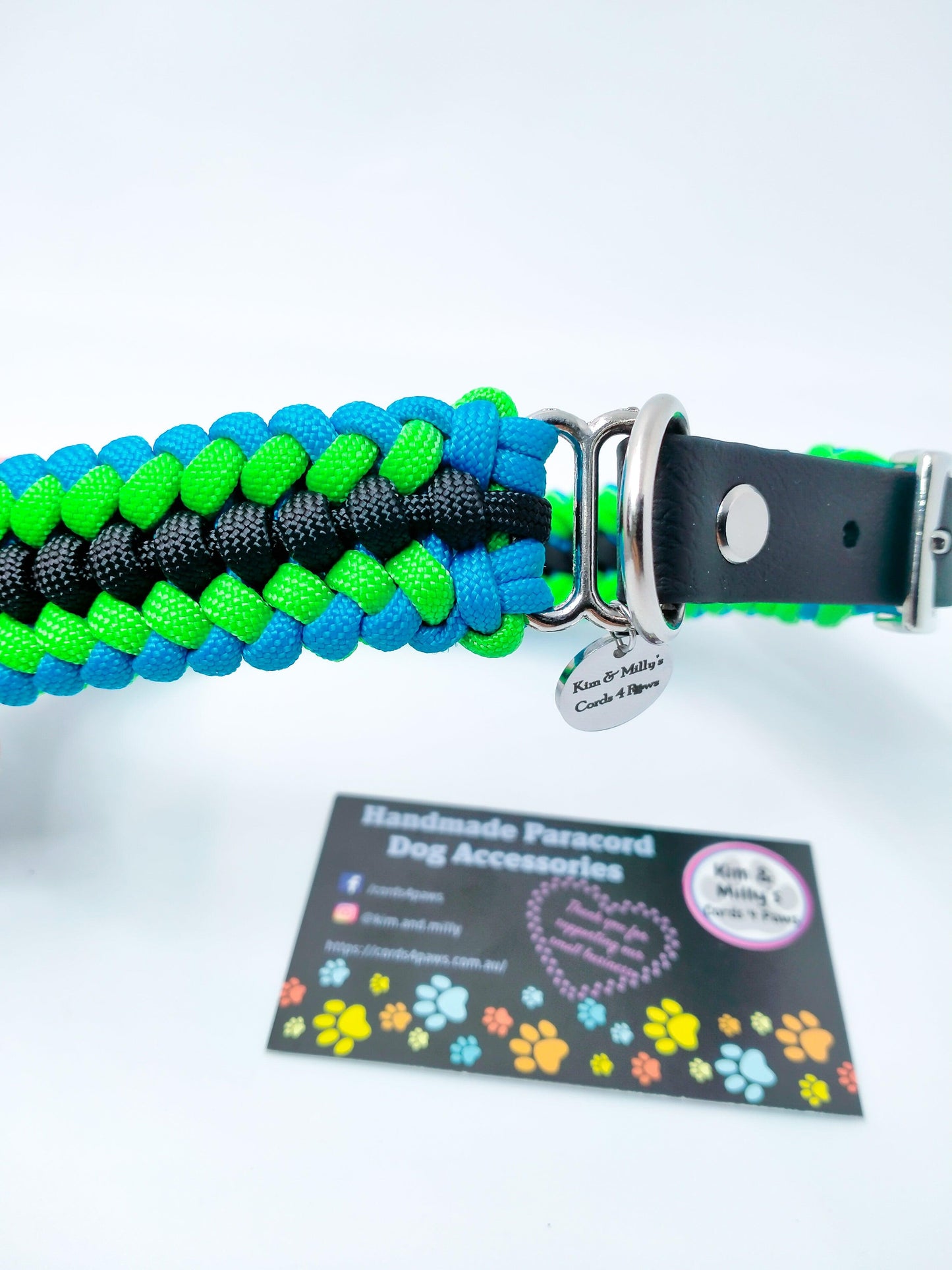 Dog Collar - "Sanctified " cords4paws Paracord Handmade Dog Accessories Customizable Made in Germany Shipping worldwide